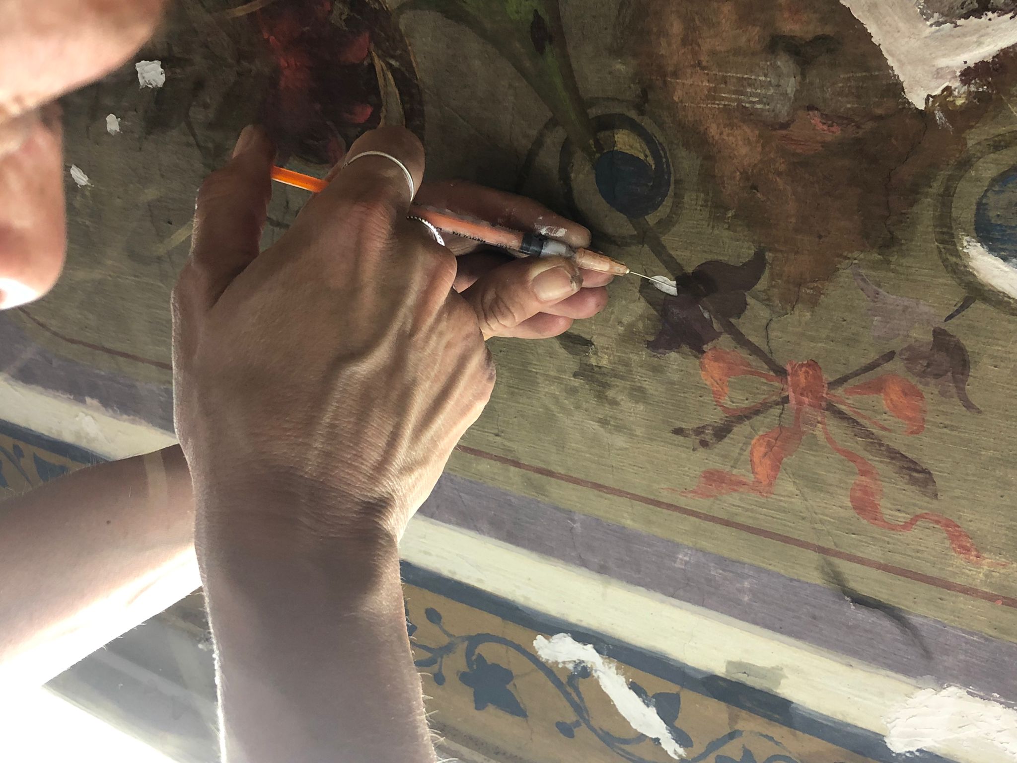 Cantiere di restauro — panoramica